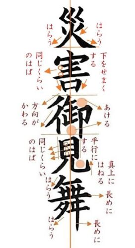 災害御見舞書き方
